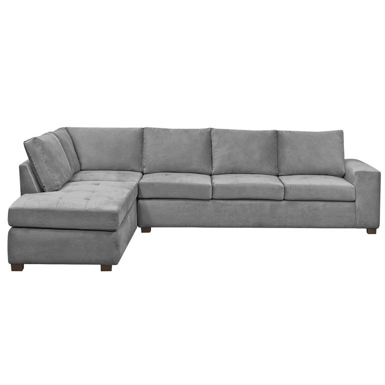 Sofá Seccional 5 Cuerpos Senna 320X75X212 cm Xl Izquierdo Felpa