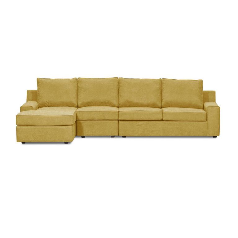 Sofá Seccional 5 cuerpos BURANO 341x93x160 cm Beige
