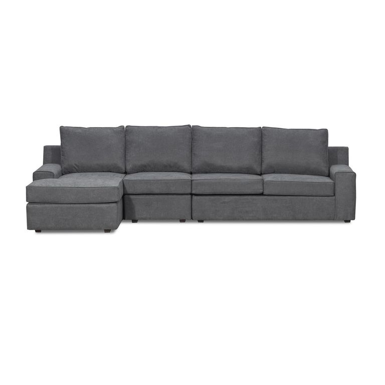 Sofá Seccional 5 Cuerpos Burano 341X93X160 cm Xl Izquierdo Tela