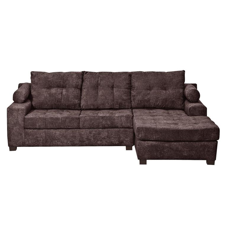 Sofá Seccional 3 cuerpos LE MANS 260x95x160 cm Gris