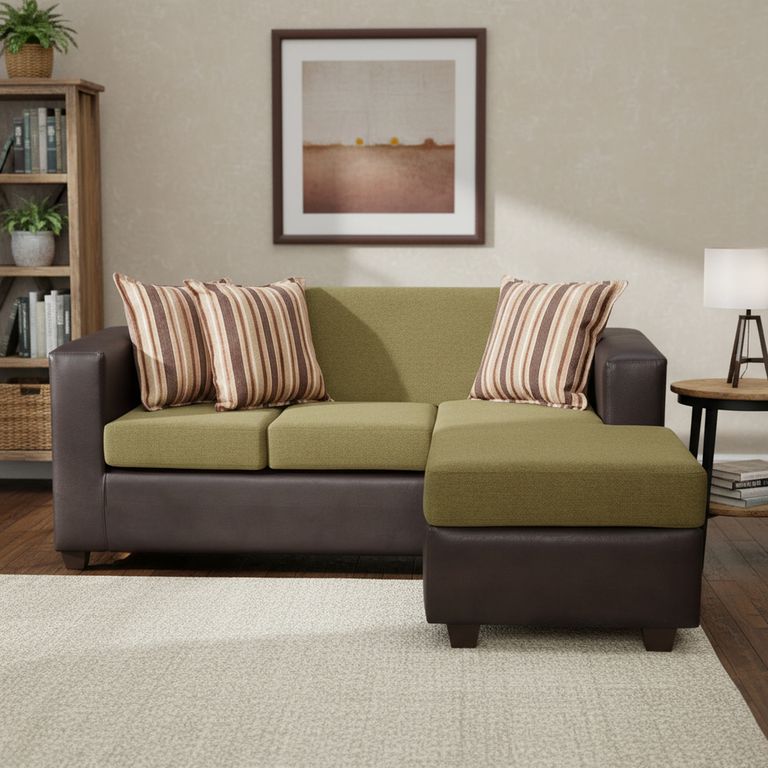 Sofá Seccional 4 cuerpos INVICTUS 186x87x140 cm Gris
