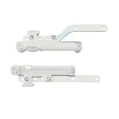 METALHSA - Cruceta Plástica Larga Blanca Para Cortina