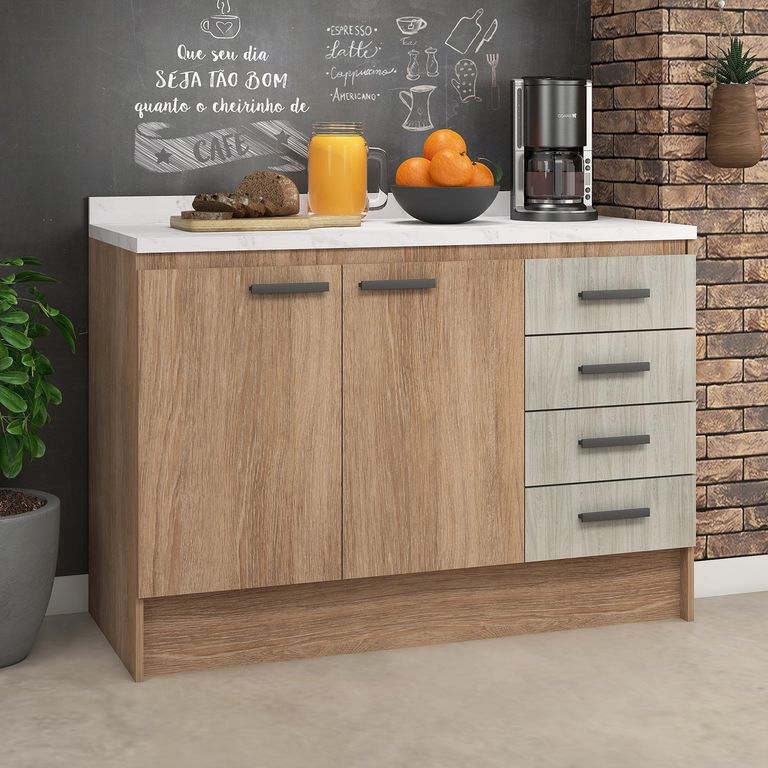 Mueble De Cocina Base Mia 120x92,5x50 cm