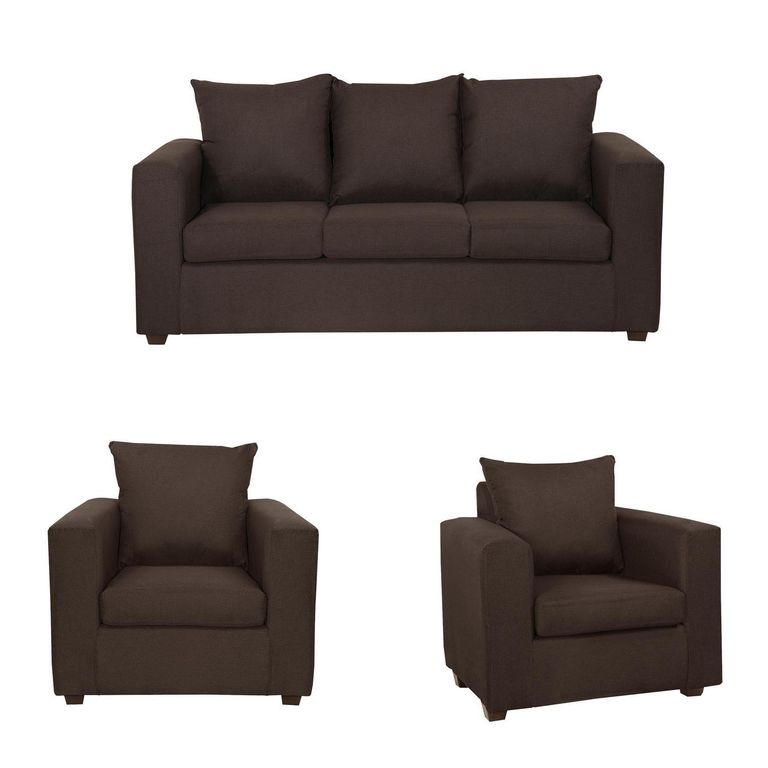 Living 3 cuerpos MARCO 186x94x80 cm Beige