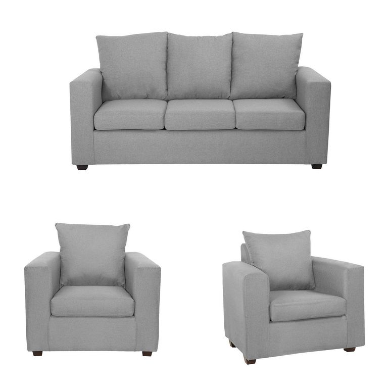 Living 3 cuerpos MARCO 186x94x80 cm Beige