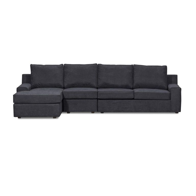 Sofá Seccional 5 cuerpos BURANO 341x93x160 cm Beige