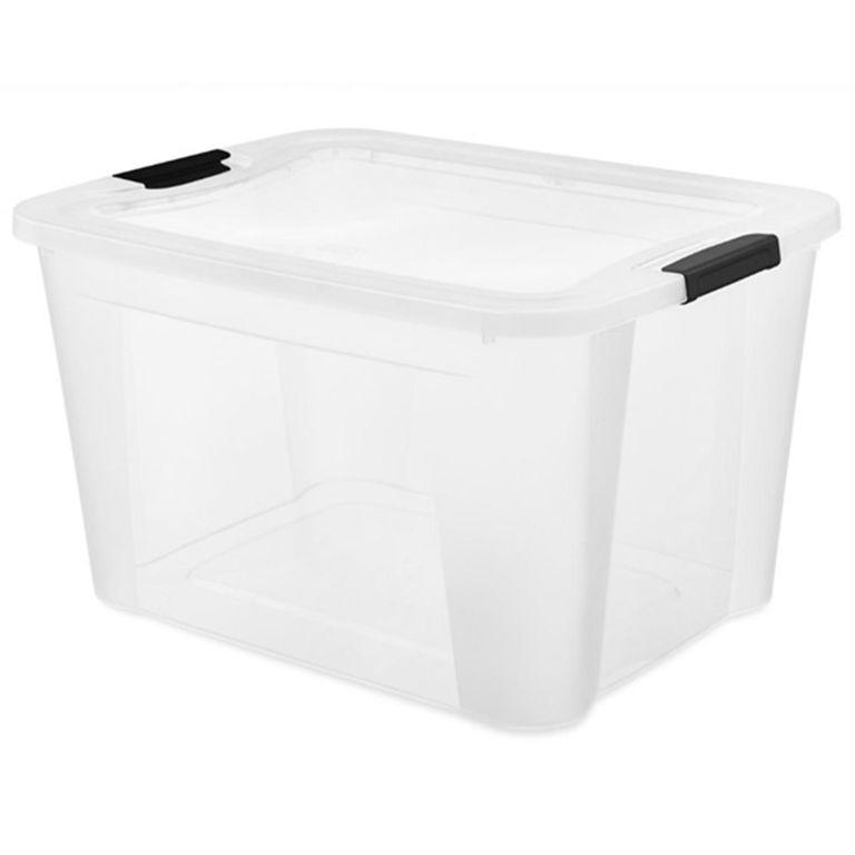 Caja Ultraforte 47.4x45.7x77.5 cm 120 l Transparente