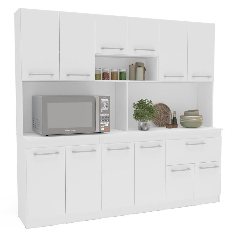 Mueble De Cocina con 12 Puertas y Cajón Buck