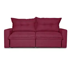 INNOVAMUEBLES - Sofá 2 cuerpos MAGESTIC 203x100x114 cm Burdeo