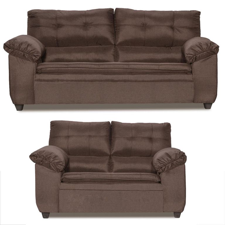 Living 3 cuerpos LIVERPOOL 215x97x85 cm Café