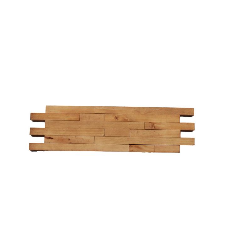 Fachaleta de Madera Sustentable 18x66 cm Huerquehue Natural 1 m2