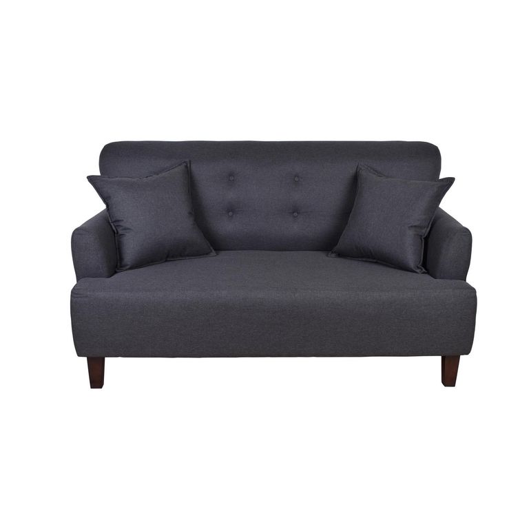 Sofá 2 cuerpos MUSOYA2C54 150x95x80 cm Gris