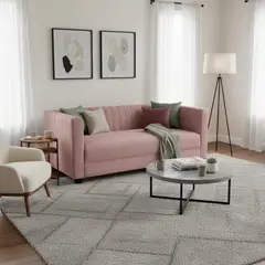 SOFAS HOME - Sofá 3 Cuerpos Indis Chenille