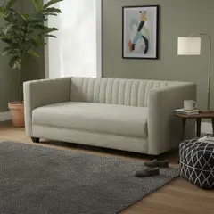 SOFAS HOME - Sofá 3 Cuerpos Indis Chenille