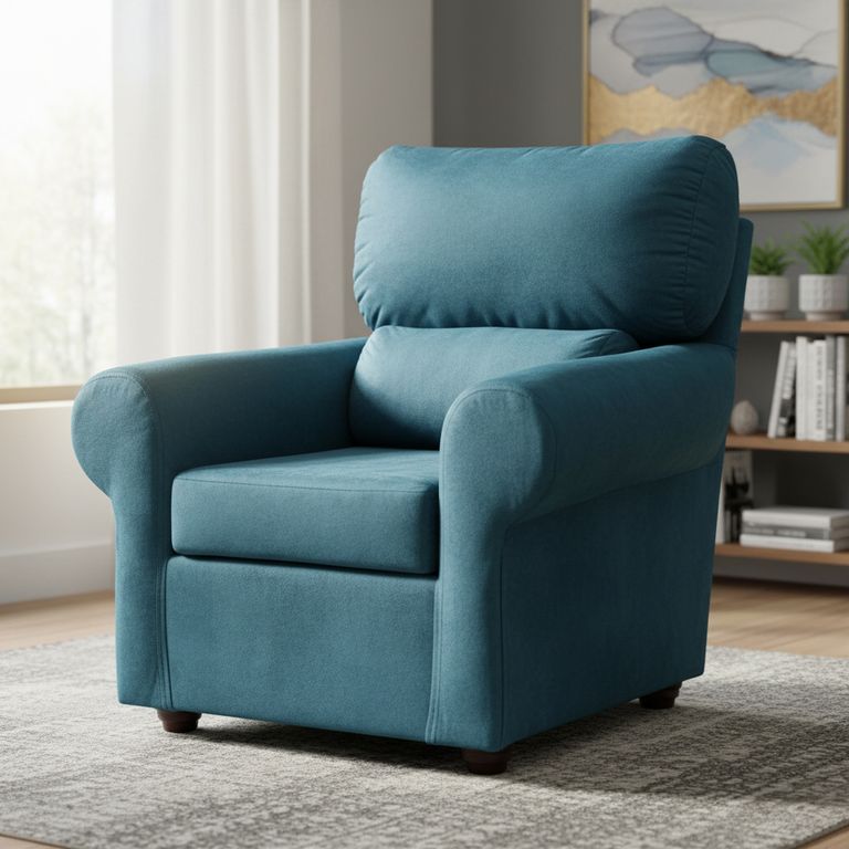 Sillón 1 cuerpo MSBC1C9527 95x100x90 cm Azul