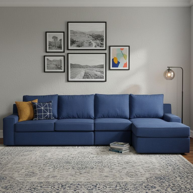 Seccional cama Burano Xl derecho 133 cm chocolate