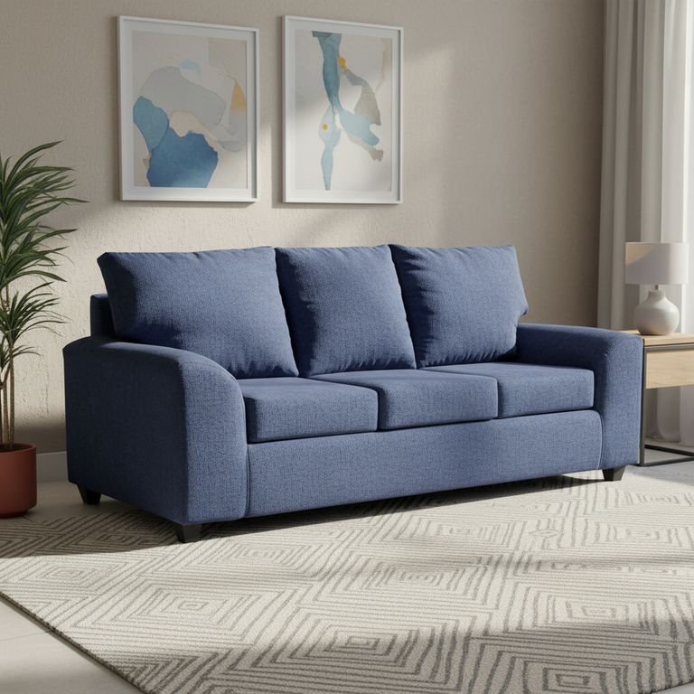 Sofá Cama 3 Cuerpos Manhattan 223X96X91 cm Tela