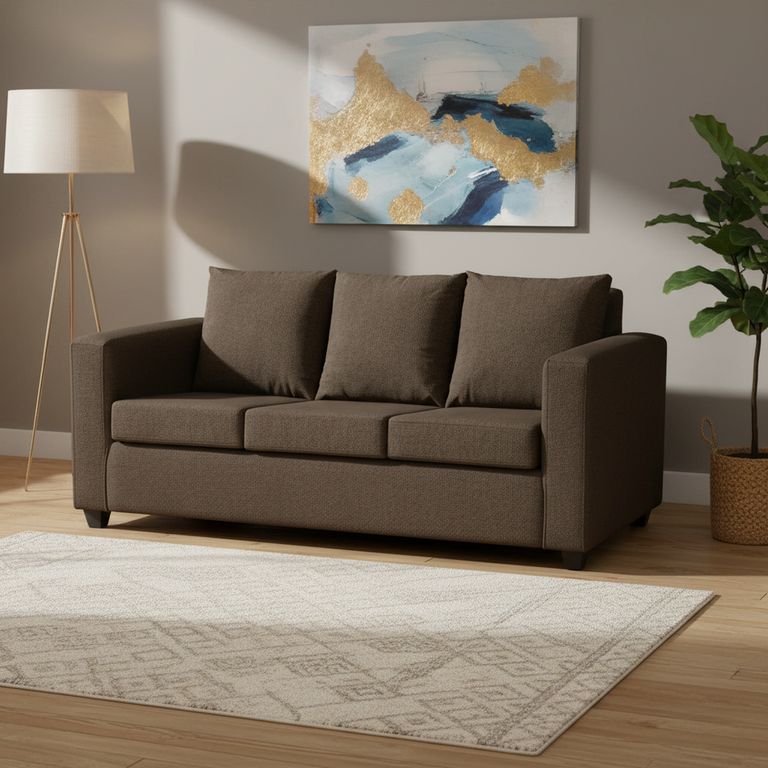 Sofá Cama 3 Cuerpos Marco 188X85X92 cm Tela