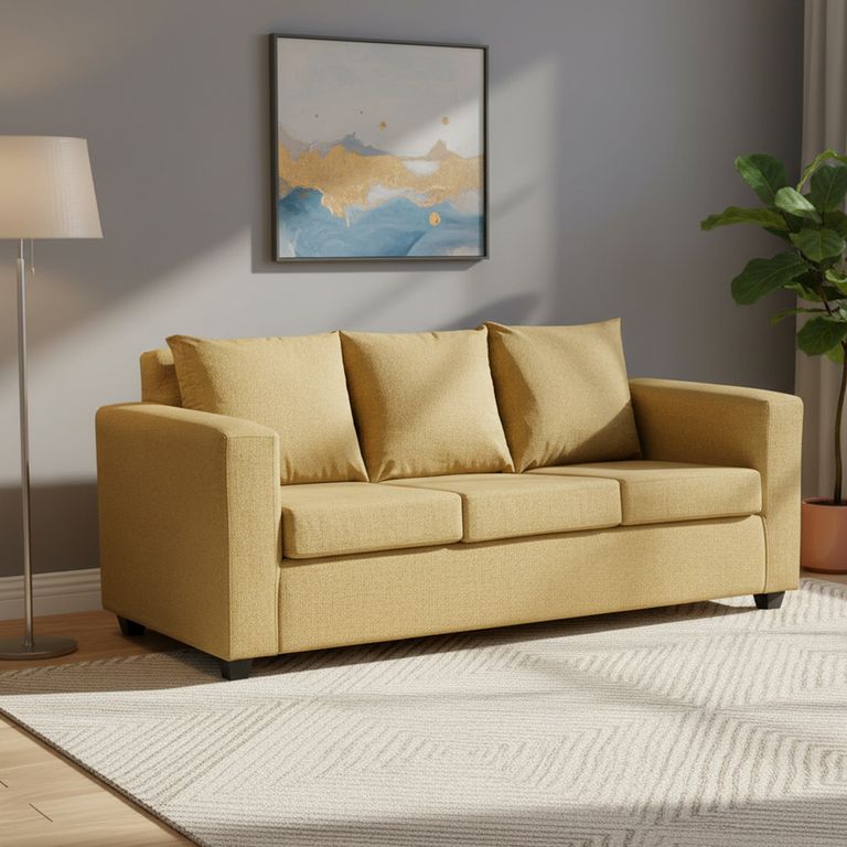 Sofá Cama 3 Cuerpos Marco 188X85X92 cm Tela