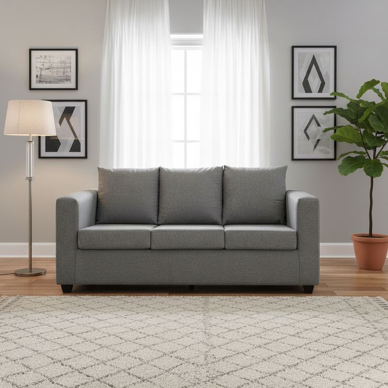 Sofá Cama 3 Cuerpos Marco 188X85X92 cm Tela