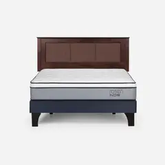 ROSEN - Cama 2 plazas de Estructura Indie Azul