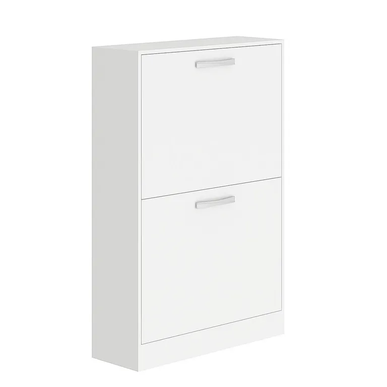Zapatera Nick Light MDP 2 Nivel(es) 65x88x22 cm Blanco