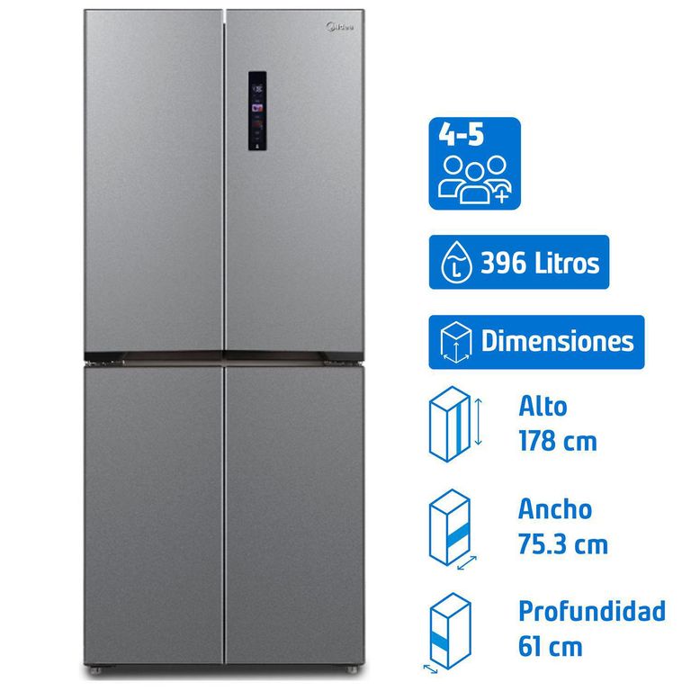 Refrigerador Multidoor No Frost 350 Litros Inox MDRM554MTE50