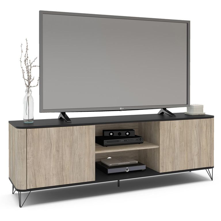 Rack Cartagen Rustic Dark 2 puertas
