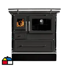 ALCAZAR - Cocina a Leña Calbuco MZ 80 Negra