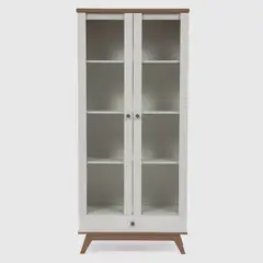 ROCA - Vitrina Recife 2 puertas blanco-canela