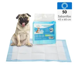 PETIZOOS - 50 Sabanillas para Perros 45x60 cm 5 capa