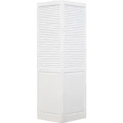 TIMBERMAC - Puerta Closet Pino Celosia/Panel Blanca Bifold 61x200