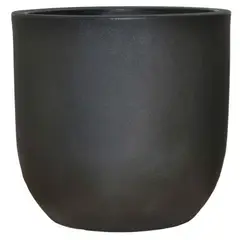 DECO POTTERY - Macetero rotomoldeado muna grafito 53x55 cm