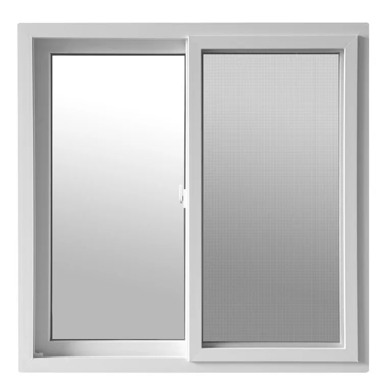 Ventana PVC 50x60 2 hjs monolitica vidrio nevado 4mm blanco VCH-0001