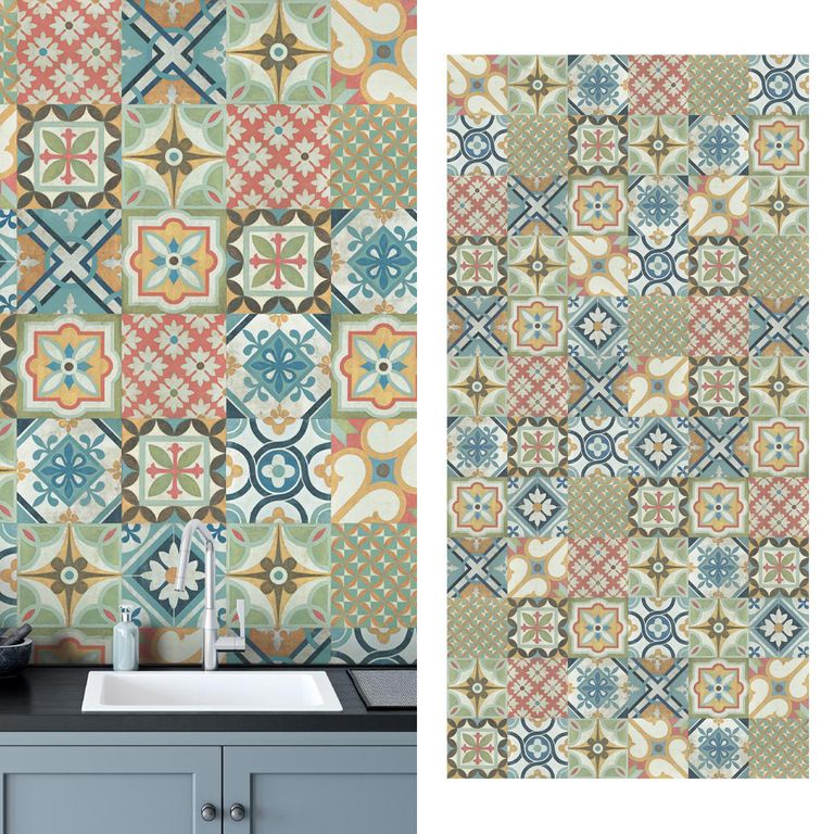 Simplisima ceramica vintage Lisboa 6 mm 3 unidades