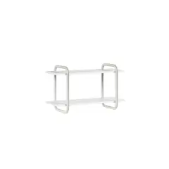 HOGA - Repisa Connect MDP 2 Nivel(es) 70x42x29 cm Blanco