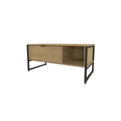 HOGA - Mesa de Centro Estonia Castaño 91x45x43 cm