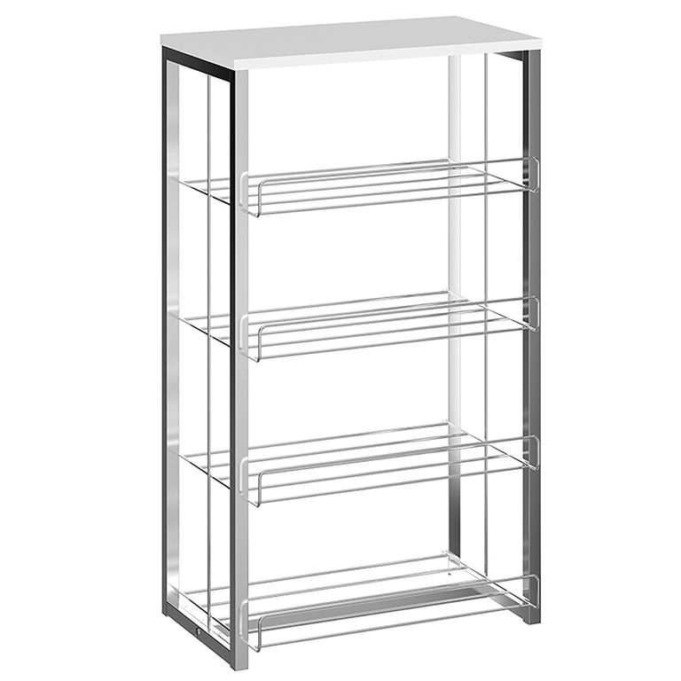 Estante MDP 4 Nivel(es) 48x85x32 cm Blanco