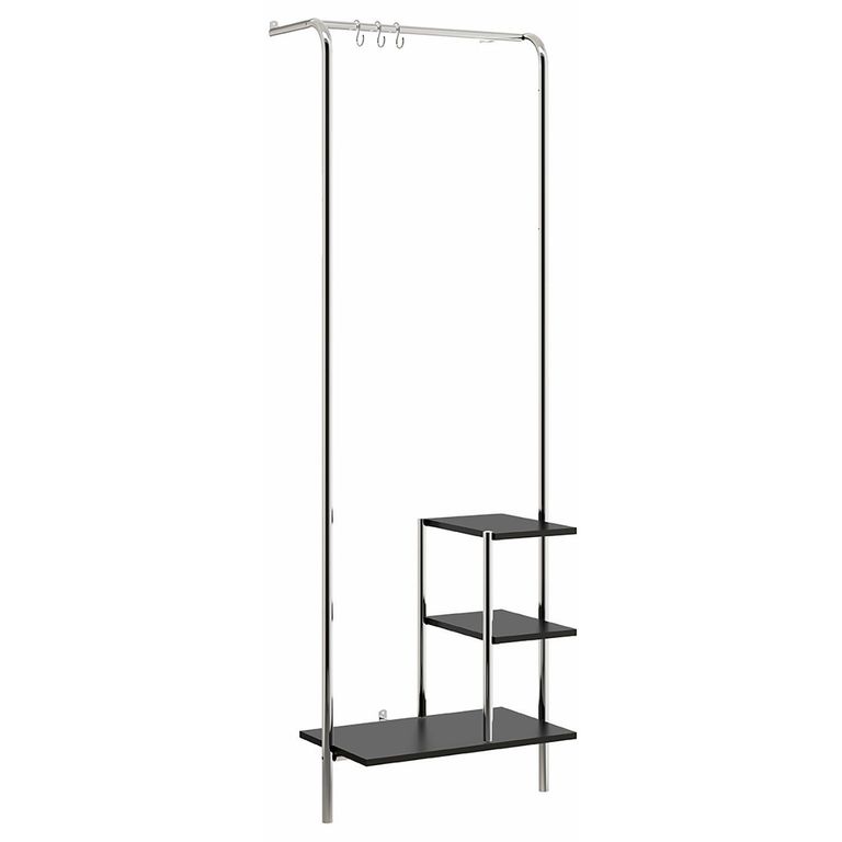 Estante Connect MDP 3 Nivel(es) 60x181x44 cm Cromado
