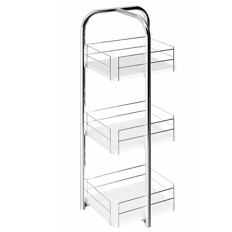 Estante Connect MDP 3 Nivel(es) 36x83x27 cm Cromado
