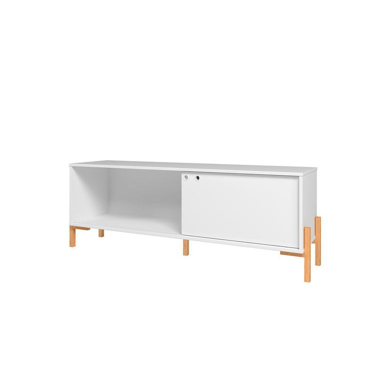 Rack TV 50 " Corner Blanco 140x50x35 cm