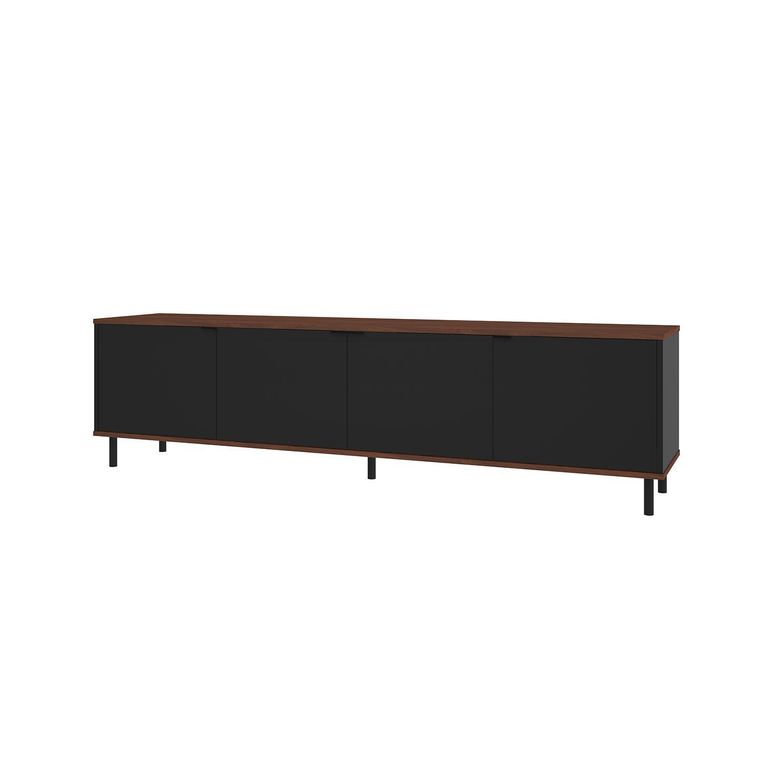 Rack TV 70 " Brooklyn Negro 183x49x38 cm
