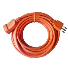 HALUX - Extensión Eléctrica 1 Toma(s) 10 m Naranjo