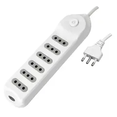 HALUX - Alargador 6 Toma(s) 3 m Blanco