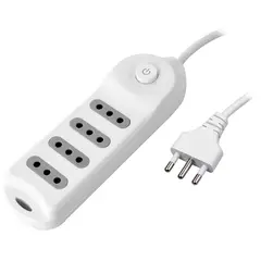 HALUX - Alargador 4 Toma(s) 1.5 m Blanco