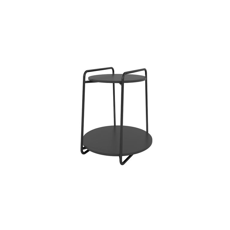 Mesa de Apoyo Milan Negro 54x54x60 cm