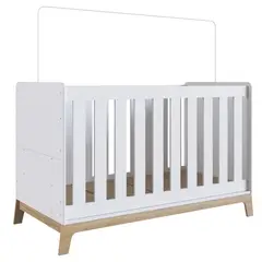 BE DESIGN - Cuna 3 funciones Honey blanco