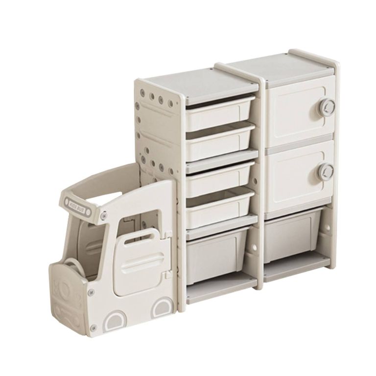 Estante Sunny Polipropileno 6 Nivel(es) 128x92x32 cm Blanco