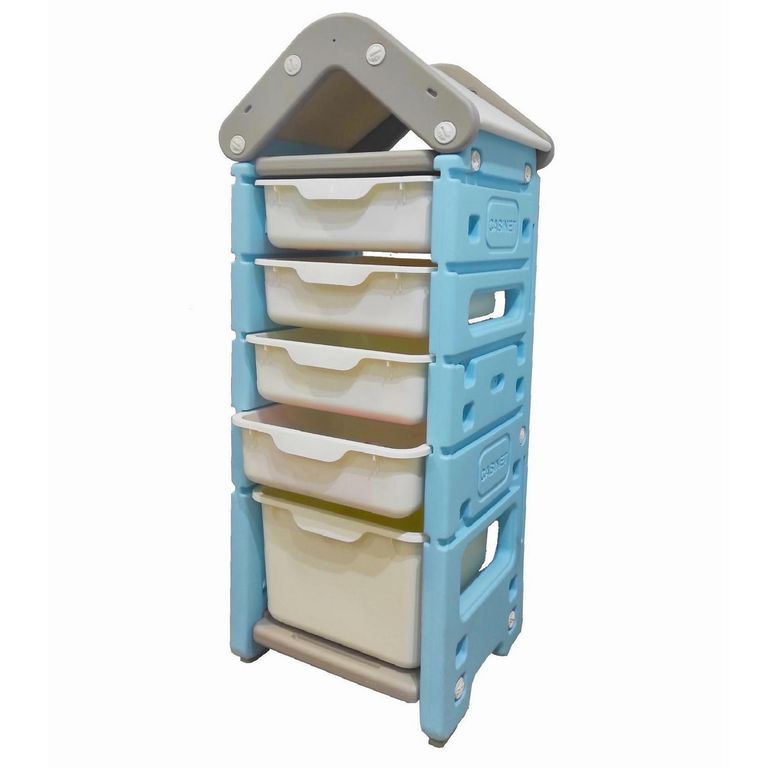 Estante Sunny Polipropileno 6 Nivel(es) 41x101x33 cm Celeste