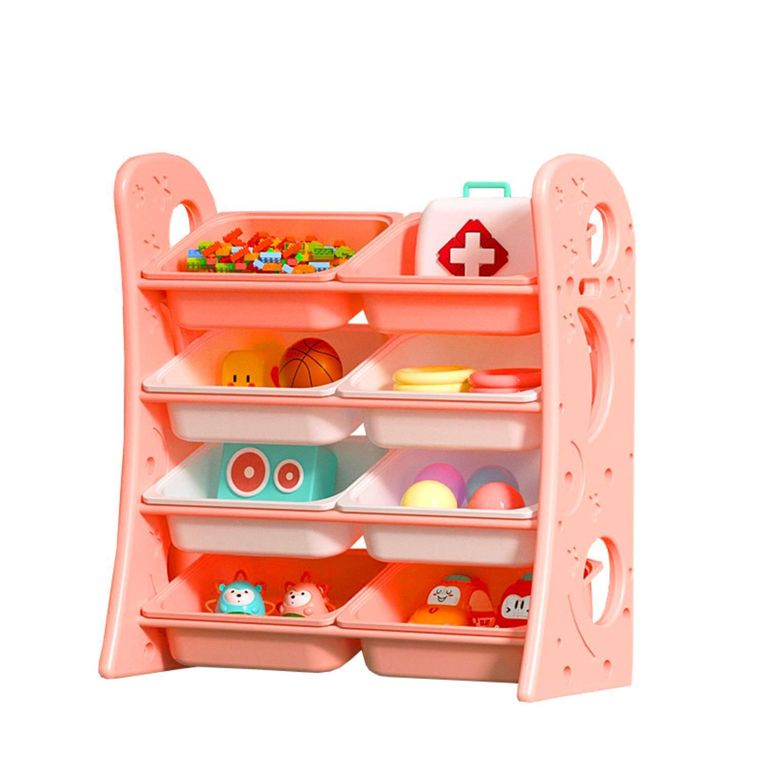 Estante Sunny Polipropileno 4 Nivel(es) 92x100x38 cm Rosado